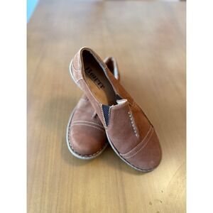 Born Women's Tan Leather Loafers
